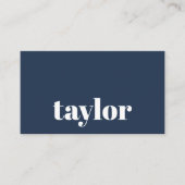 Moderne minimalistische stijlvolle en trendy profe visitekaartje (Voorkant)