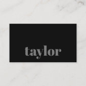 Moderne minimalistische stijlvolle en trendy profe visitekaartje (Voorkant)