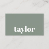 Moderne minimalistische stijlvolle en trendy profe visitekaartje (Voorkant)