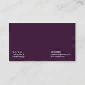 Moderne minimalistische stijlvolle en trendy profe visitekaartje (Achterkant)