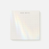 Moderne Minimalistische Stippelrooster Persoonlijk Post-it® Notes