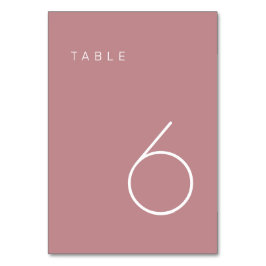 Moderne Minimalistische Stof Roze & Witte Tafel Nu Kaart