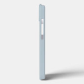 Moderne Minimalistische Stofblauwe Aangepaste logo Case-Mate iPhone Case (Achterkant / Links)