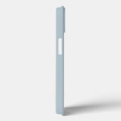 Moderne Minimalistische Stofblauwe Aangepaste logo Case-Mate iPhone Case (Achterkant / Rechts)