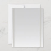 Moderne minimalistische streep grijs verloop (Achterkant)