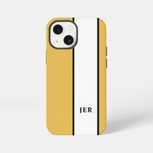 Moderne Minimalistische Strepen Monogram Beginlett iPhone 13 Mini Hoesje