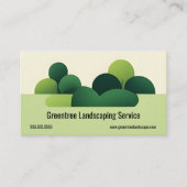Moderne minimalistische struiken Landscaping Servi Visitekaartje (Voorkant)