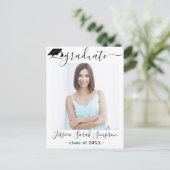 Moderne minimalistische studiegroep 2 FOTO Aankondigingskaart (Staand voorkant)