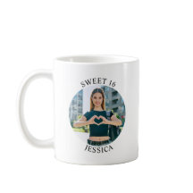 Moderne minimalistische Sweet 16 Verjaardagskring 