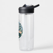 Moderne minimalistische Sweet 16 Verjaardagskring  Waterfles (Links)