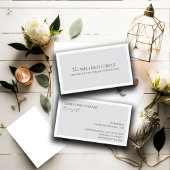 Moderne minimalistische therapeut visitekaartje