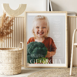 Moderne Minimalistische Tijdschriftcover | 1e Dag Poster