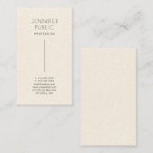 Moderne minimalistische trendy elegante Signature  Visitekaartje (Voorkant / Achterkant)