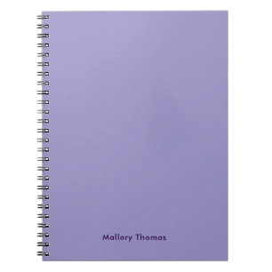 Moderne Minimalistische Trendy Paarse Cute Notitieboek