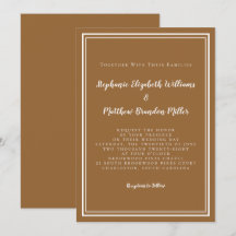 Moderne Minimalistische Trendy Rustic Bruine Chic 