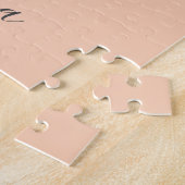 Moderne minimalistische tropische bladeren illustr legpuzzel (Zijkant)