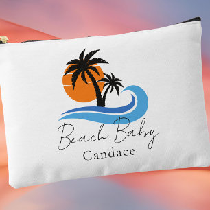 Moderne minimalistische tropische palmboom etui