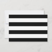 Moderne Minimalistische Trouw RSVP Kaart (Achterkant)