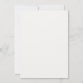 Moderne Minimalistische Trouw Uitnodiging | Eenvou (Achterkant)