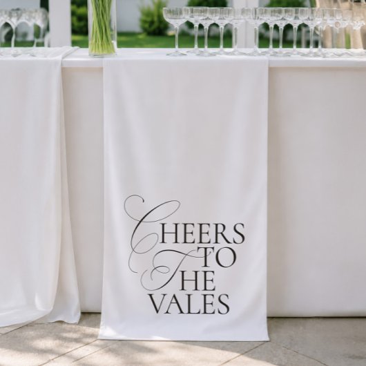 Moderne Minimalistische Trouwbanner Gefeliciteerd Spandoek