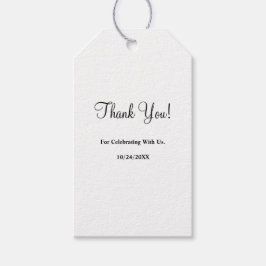 Moderne Minimalistische Trouwcadeaukaartjes Cadeaulabel