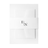 Moderne Minimalistische Trouwdag Uitnodigingen Wikkel (Voorkant Voorbeeld)