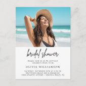 Moderne Minimalistische Trouwfeest Uitnodiging (Voorkant)