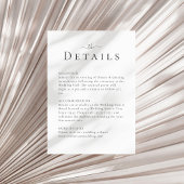 Moderne minimalistische trouwkaart kaart