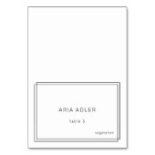 Moderne minimalistische trouwkaarten / AVERY Kaart (Voorkant)