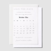 Moderne minimalistische trouwkalender slaat de dat vellum uitnodigingen (Offset)