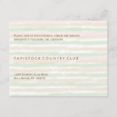 Moderne Minimalistische Trouwontvangstkaart Informatiekaartje (Voorkant)