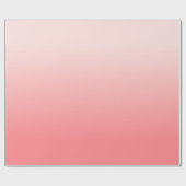 Moderne Minimalistische Tulp Roze Gradiënt Cadeaupapier (Vlak)
