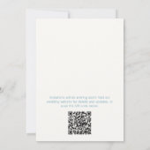 Moderne Minimalistische Turquoise Rand Foto Bruilo Save The Date (Achterkant)