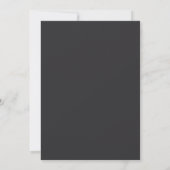 Moderne Minimalistische Tweeling Bar Mitzwa Kaart (Achterkant)