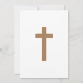 Moderne minimalistische typografie Baby Fotodoop Kaart (Achterkant)