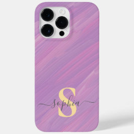 Moderne Minimalistische Typografie Naam gemonogram Case-Mate iPhone 14 Pro Max Hoesje