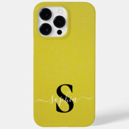 Moderne Minimalistische Typografie naam monogram Case-Mate iPhone 14 Pro Max Hoesje