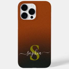 Moderne Minimalistische Typografie naam monogram Case-Mate iPhone 14 Pro Max Hoesje