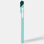 Moderne Minimalistische Typografie naam monogram Case-Mate iPhone Case (Achterkant / Links)