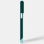 Moderne Minimalistische Typografie naam monogram Case-Mate iPhone Case (Achterkant / Rechts)