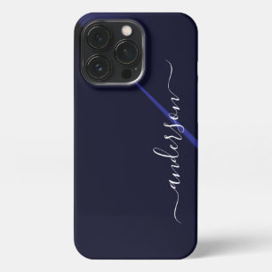 Moderne Minimalistische Typografie naam monogram iPhone 13 Pro Hoesje