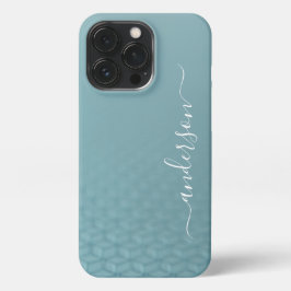 Moderne Minimalistische Typografie naam monogram iPhone 13 Pro Hoesje