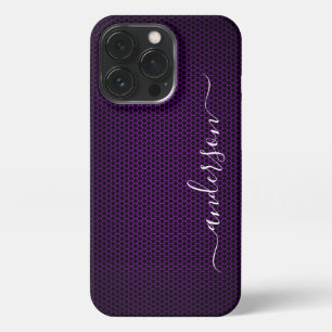 Moderne Minimalistische Typografie naam monogram iPhone 13 Pro Hoesje