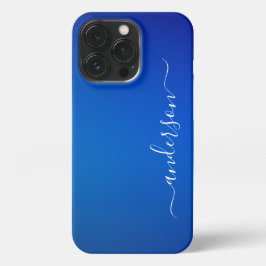Moderne Minimalistische Typografie naam monogram iPhone 13 Pro Hoesje