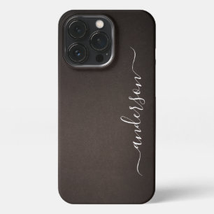 Moderne Minimalistische Typografie naam monogram iPhone 13 Pro Hoesje