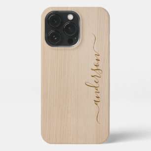 Moderne Minimalistische Typografie naam monogram iPhone 13 Pro Hoesje