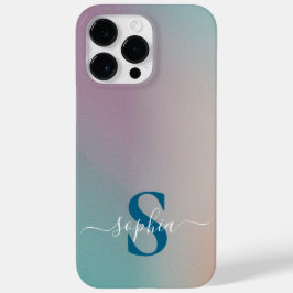 Moderne minimalistische typografie naam monogramme Case-Mate iPhone 14 pro max hoesje