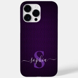 Moderne minimalistische typografie naam monogramme Case-Mate iPhone 14 pro max hoesje