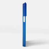 Moderne minimalistische typografie naam monogramme iPhone hoesje (Rechterkant)