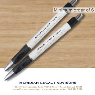 Moderne minimalistische typografie pen